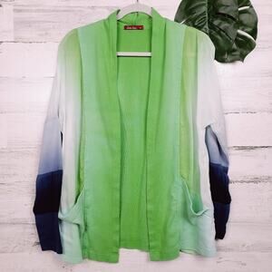 Bashara Lesser Light Weight Open Front Cardigan Size Medium